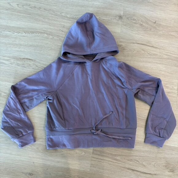 ** Travis Mathew Women's Mauve purple golden state cropped hoodie Small - Picture 2 of 11